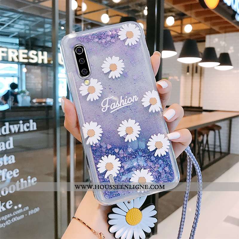 Coque Xiaomi Mi 9 Personnalité Créatif Silicone Ornements Suspendus Nouveau Étui Rose