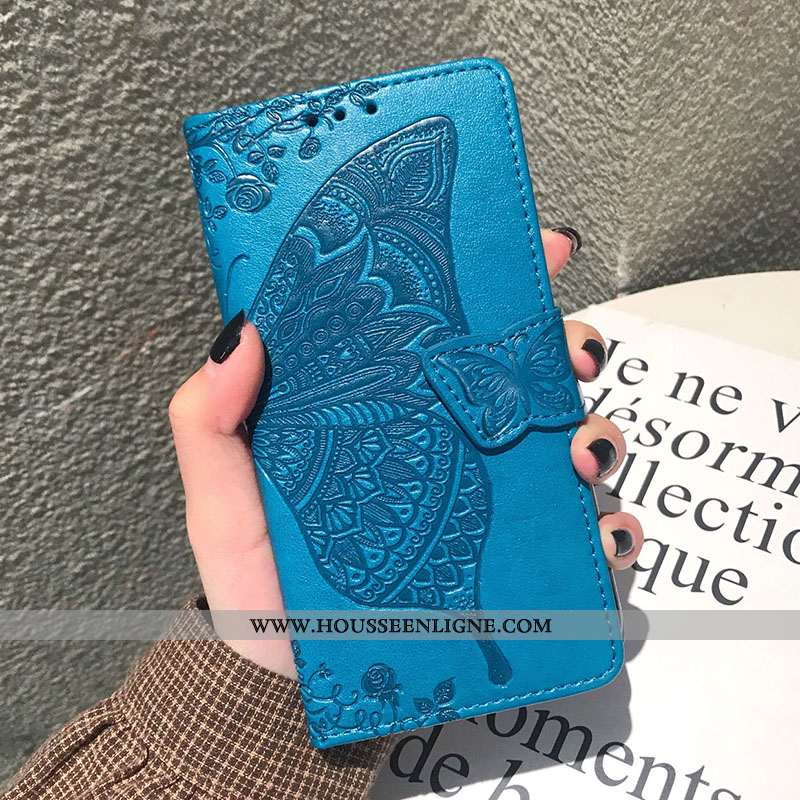 Coque Xiaomi Mi 9 Protection Cuir Silicone Étui Tout Compris Rouge Violet