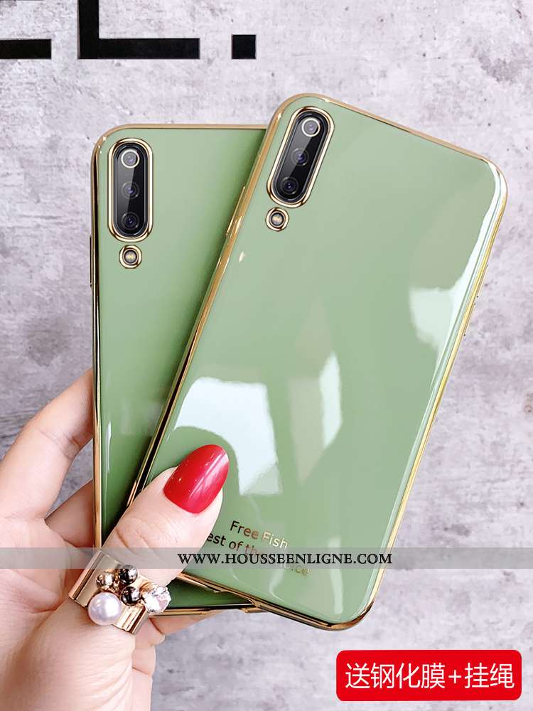 Coque Xiaomi Mi 9 Se Créatif Fluide Doux Silicone Étui Tout Compris Téléphone Portable Transparent V
