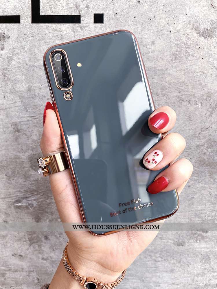 Coque Xiaomi Mi 9 Se Créatif Fluide Doux Silicone Étui Tout Compris Téléphone Portable Transparent V
