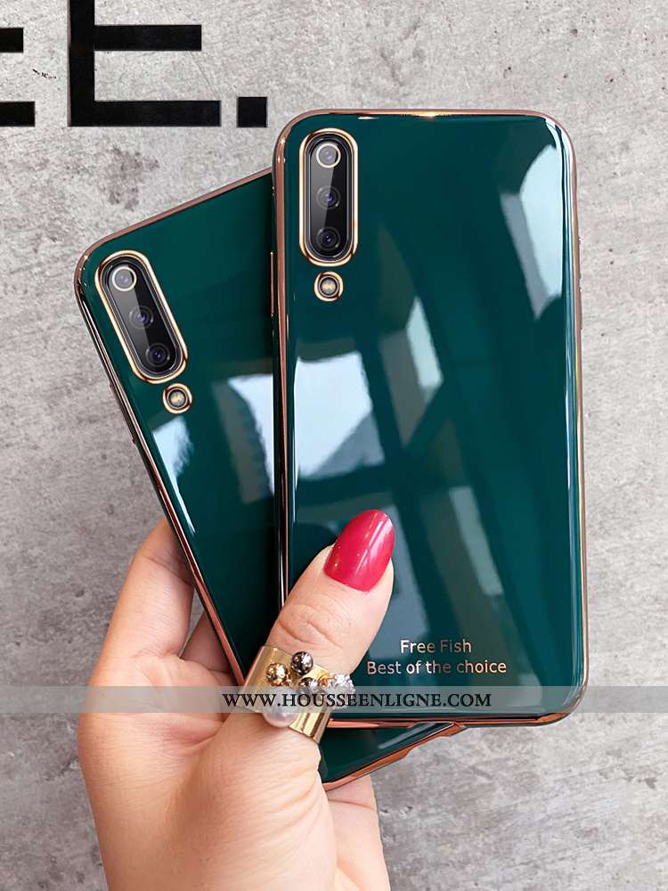 Coque Xiaomi Mi 9 Se Créatif Fluide Doux Silicone Étui Tout Compris Téléphone Portable Transparent V