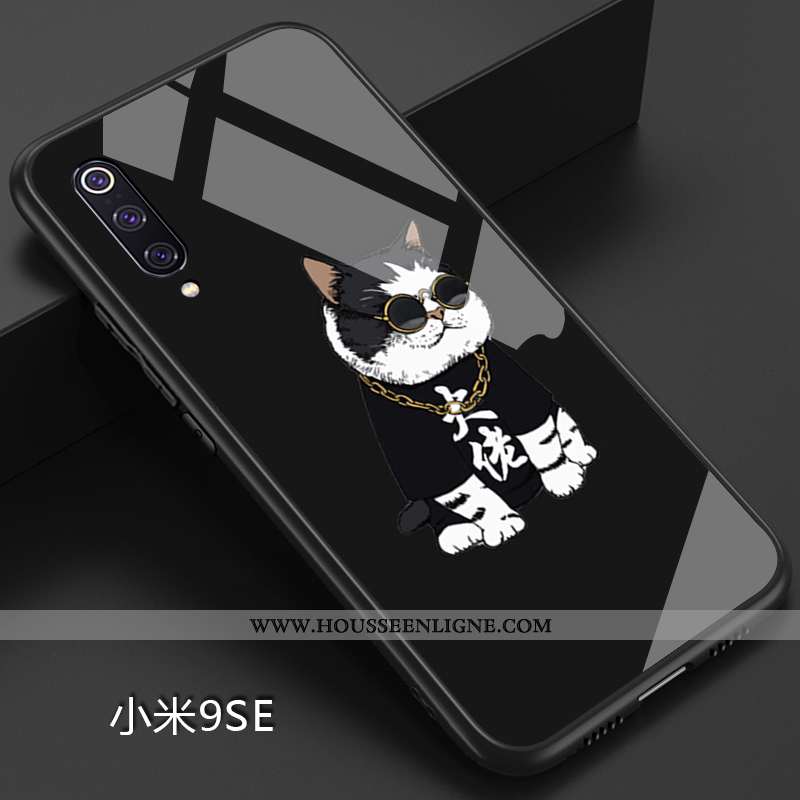 Coque Xiaomi Mi 9 Se Créatif Ultra Fluide Doux Étui Simple Net Rouge Personnalité Bleu