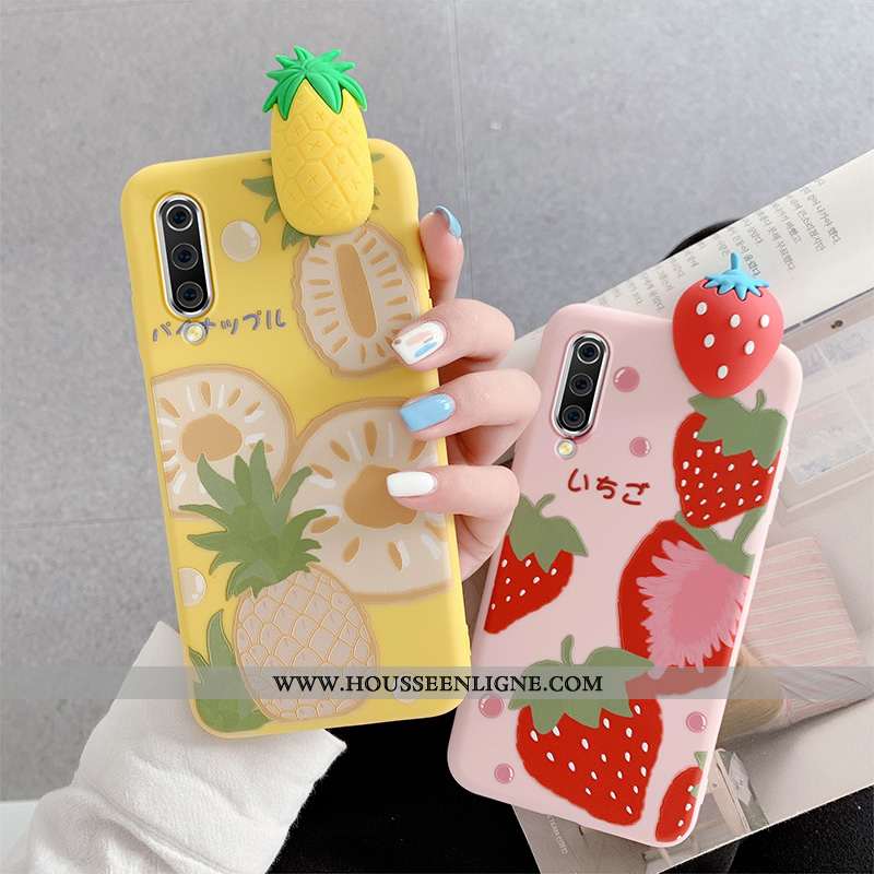Coque Xiaomi Mi 9 Se Légère Fluide Doux Protection Tendance Jaune Tout Compris Charmant