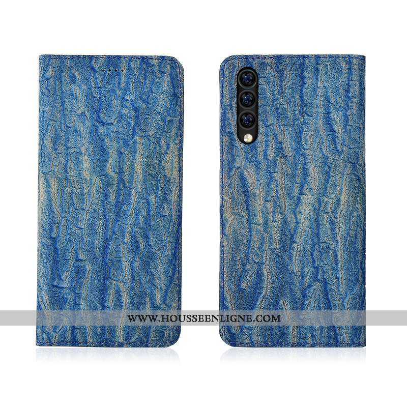 Coque Xiaomi Mi 9 Se Protection Cuir Tout Compris Personnalisé Fluide Doux Étui Bleu