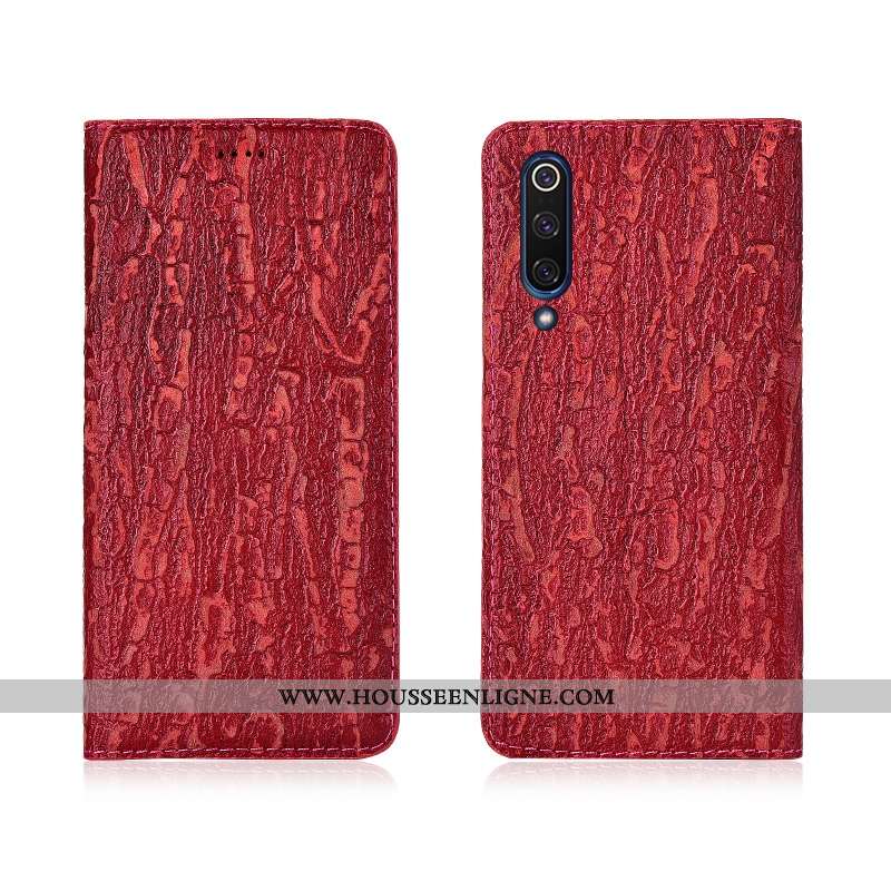 Coque Xiaomi Mi 9 Se Protection Cuir Tout Compris Personnalisé Fluide Doux Étui Bleu