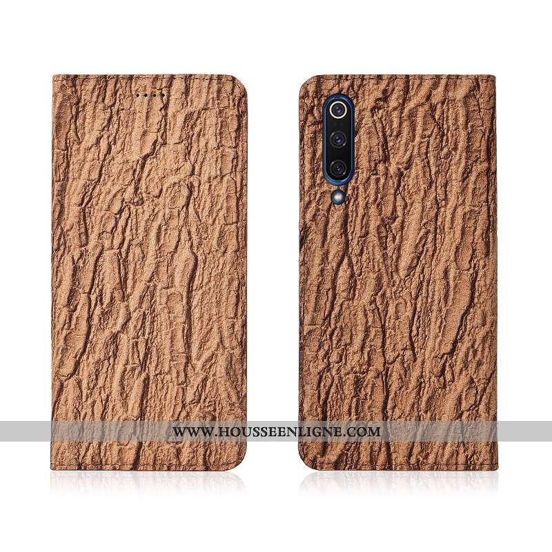 Coque Xiaomi Mi 9 Se Protection Cuir Tout Compris Personnalisé Fluide Doux Étui Bleu
