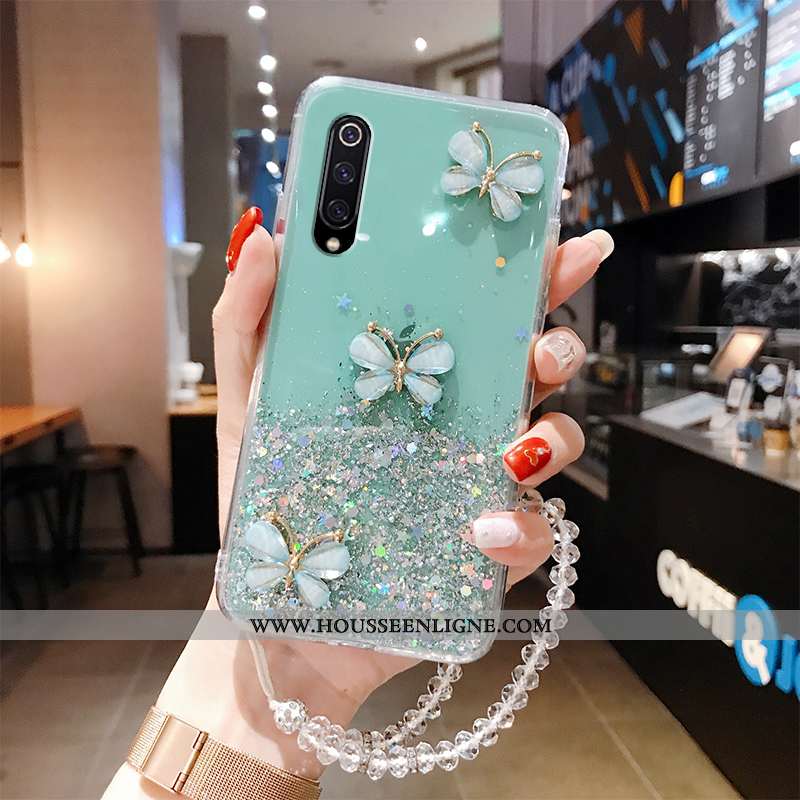 Coque Xiaomi Mi 9 Silicone Protection Incassable Ultra Petit Étui Verte