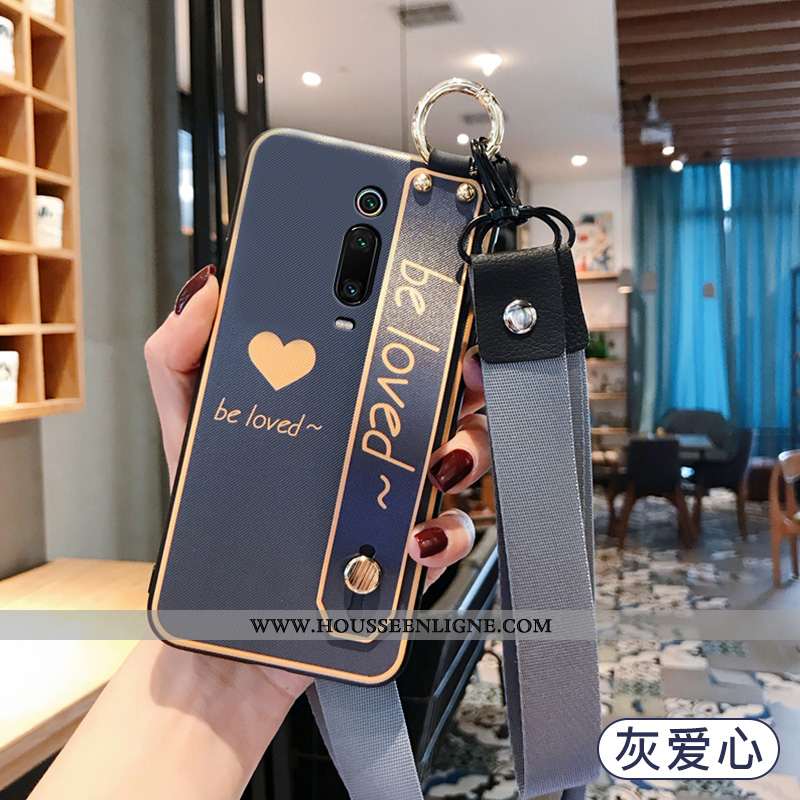 Coque Xiaomi Mi 9t Créatif Silicone Simple Mode Amoureux Peinture Petit Verte