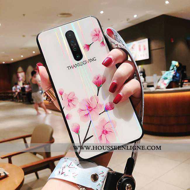 Coque Xiaomi Mi 9t Créatif Ultra Mode Tendance Téléphone Portable Petit Ornements Suspendus Blanche