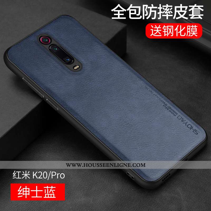 Coque Xiaomi Mi 9t Créatif Ultra Protection Tout Compris Bleu Incassable Personnalité