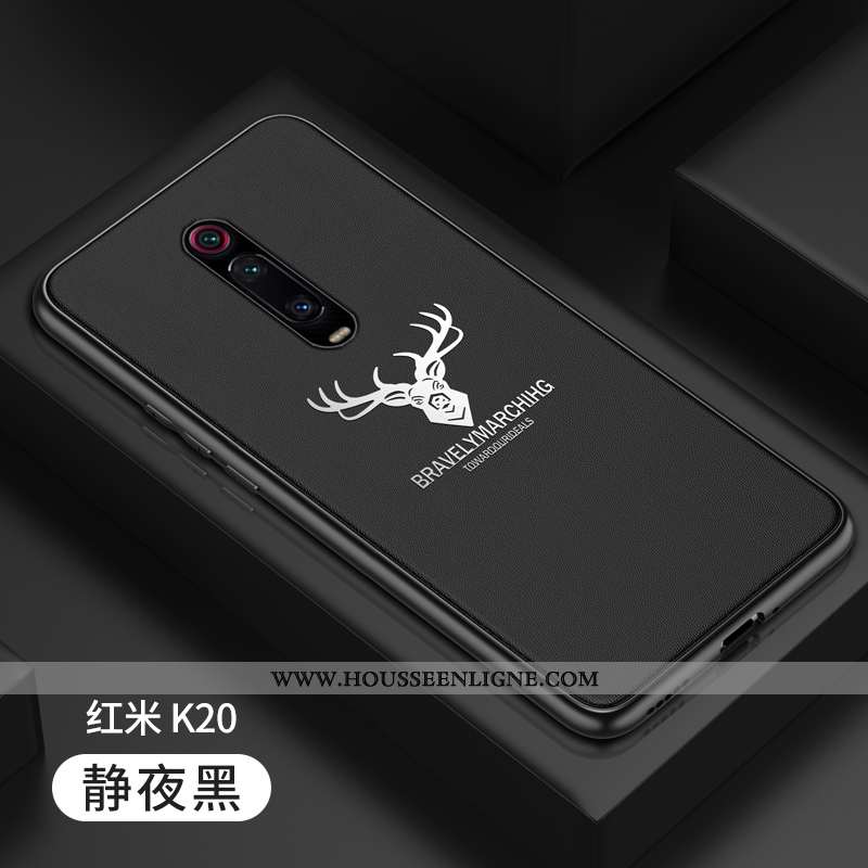 Coque Xiaomi Mi 9t Fluide Doux Silicone Créatif Étui Protection Luxe Rouge