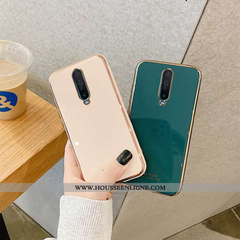 Coque Xiaomi Mi 9t Fluide Doux Silicone Simple Téléphone Portable Net Rouge Rouge Luxe Rose