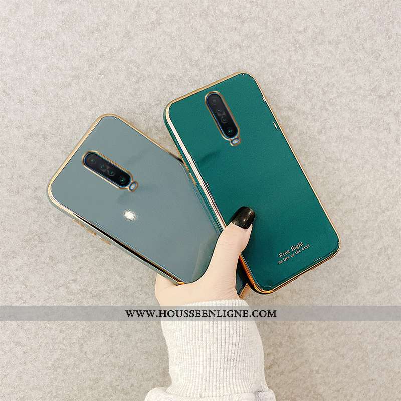 Coque Xiaomi Mi 9t Fluide Doux Silicone Simple Téléphone Portable Net Rouge Rouge Luxe Rose