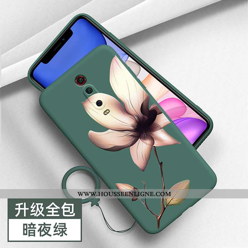Coque Xiaomi Mi 9t Personnalité Créatif Vert Silicone Tendance Rouge Verte