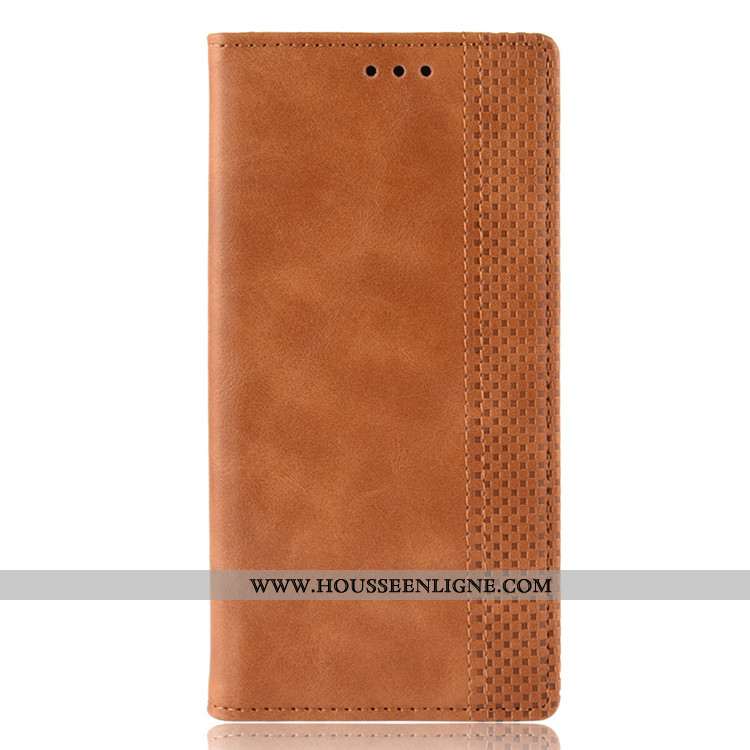 Coque Xiaomi Mi 9t Portefeuille Cuir Protection Bleu Marin Petit Étui Téléphone Portable Bleu Foncé