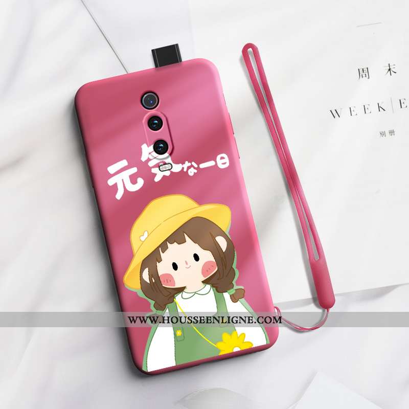 Coque Xiaomi Mi 9t Pro Créatif Dessin Animé Silicone Nouveau Art Petit Téléphone Portable Bleu