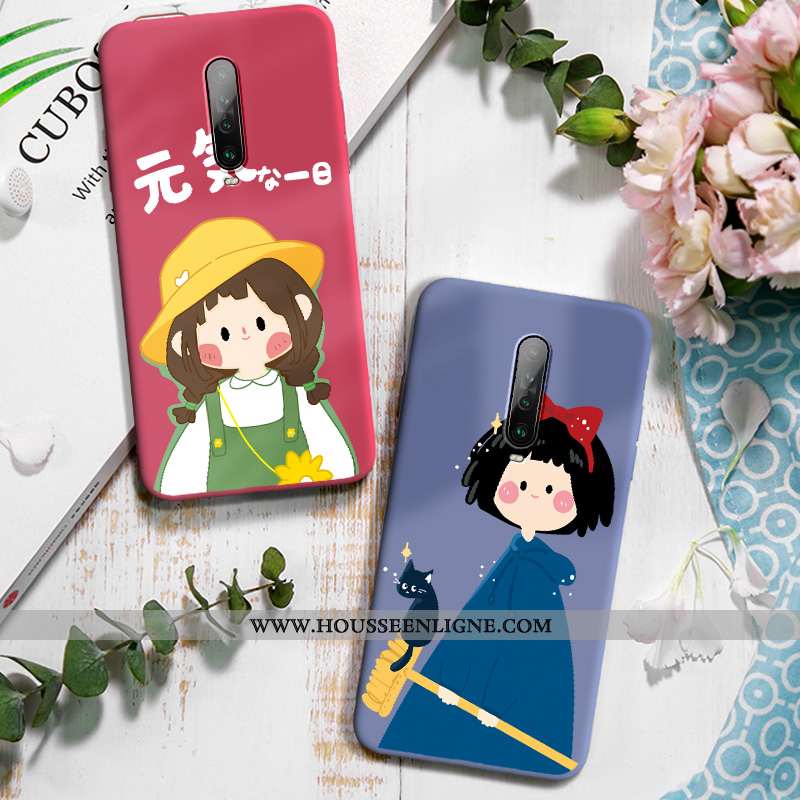 Coque Xiaomi Mi 9t Pro Créatif Dessin Animé Silicone Nouveau Art Petit Téléphone Portable Bleu