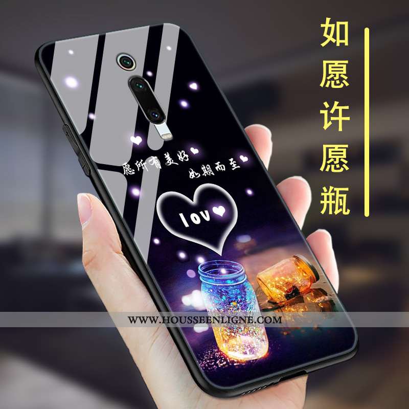 Coque Xiaomi Mi 9t Pro Délavé En Daim Personnalité Ultra Rouge Tendance Protection Incassable Marron