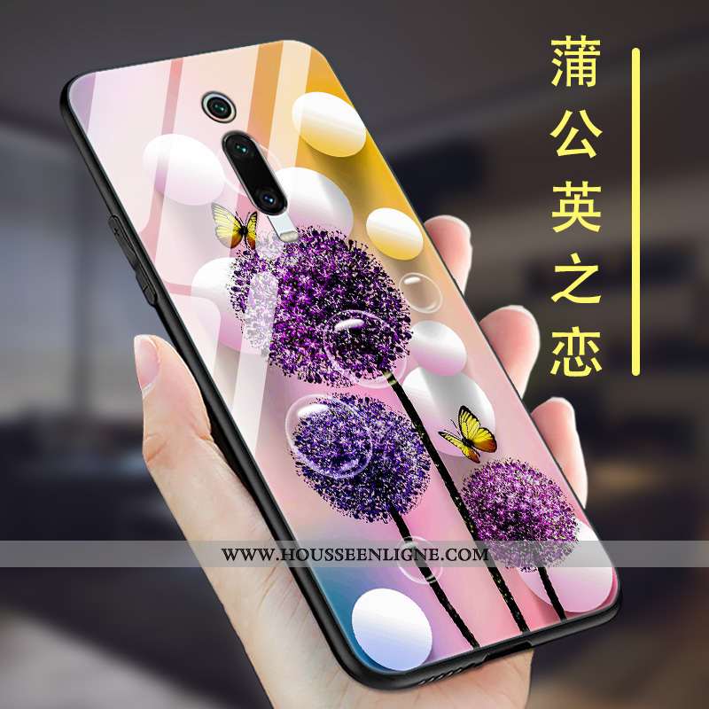 Coque Xiaomi Mi 9t Pro Délavé En Daim Personnalité Ultra Rouge Tendance Protection Incassable Marron