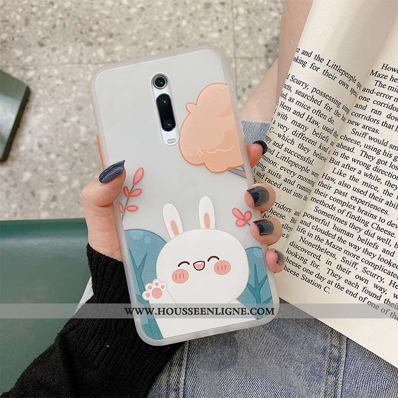 Coque Xiaomi Mi 9t Pro Fluide Doux Protection Dessin Animé Lion Difficile Net Rouge Charmant Bleu