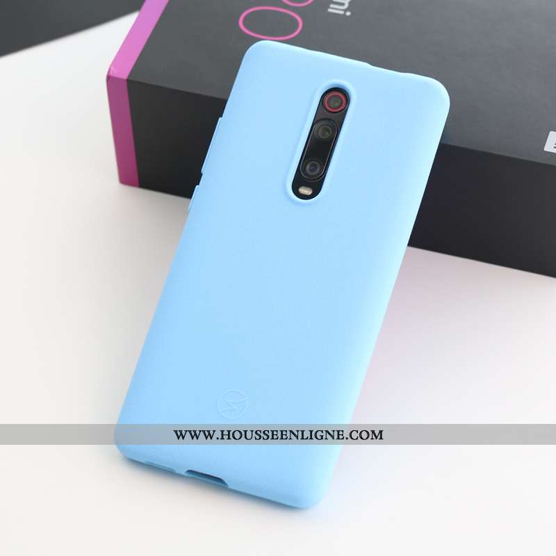 Coque Xiaomi Mi 9t Pro Fluide Doux Silicone Antidérapant Confortable Tout Compris Sentir Bleu