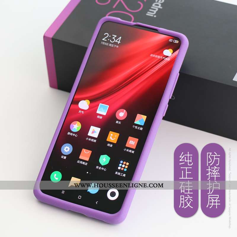 Coque Xiaomi Mi 9t Pro Fluide Doux Silicone Antidérapant Confortable Tout Compris Sentir Bleu