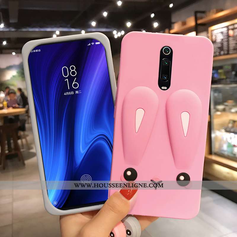 Coque Xiaomi Mi 9t Pro Fluide Doux Silicone Créatif Téléphone Portable Protection Nouveau Rouge