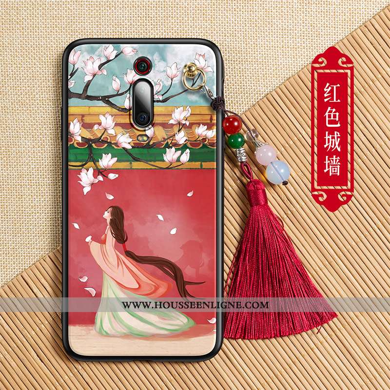 Coque Xiaomi Mi 9t Pro Fluide Doux Silicone Protection Incassable Personnalité Vent Tendance Bleu