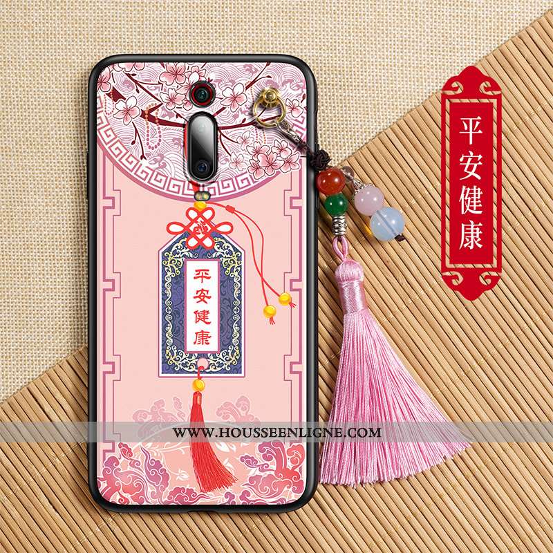 Coque Xiaomi Mi 9t Pro Fluide Doux Silicone Protection Incassable Personnalité Vent Tendance Bleu