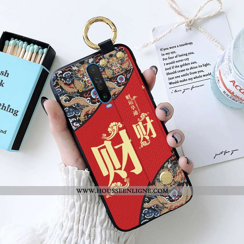 Coque Xiaomi Mi 9t Pro Fluide Doux Silicone Style Chinois Petit Rouge Mémorial