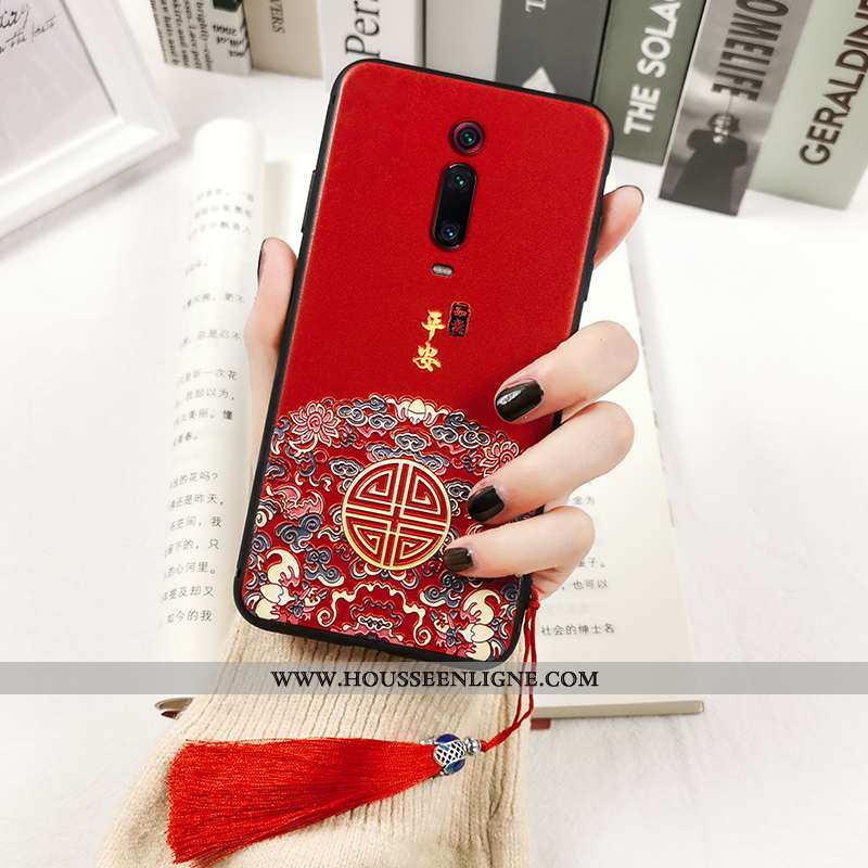 Coque Xiaomi Mi 9t Pro Imprimé Protection Tout Compris Personnalité Rouge Créatif