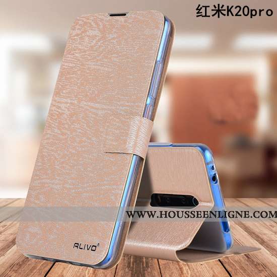 Coque Xiaomi Mi 9t Pro Protection Cuir Téléphone Portable Tout Compris Étui Incassable Rouge