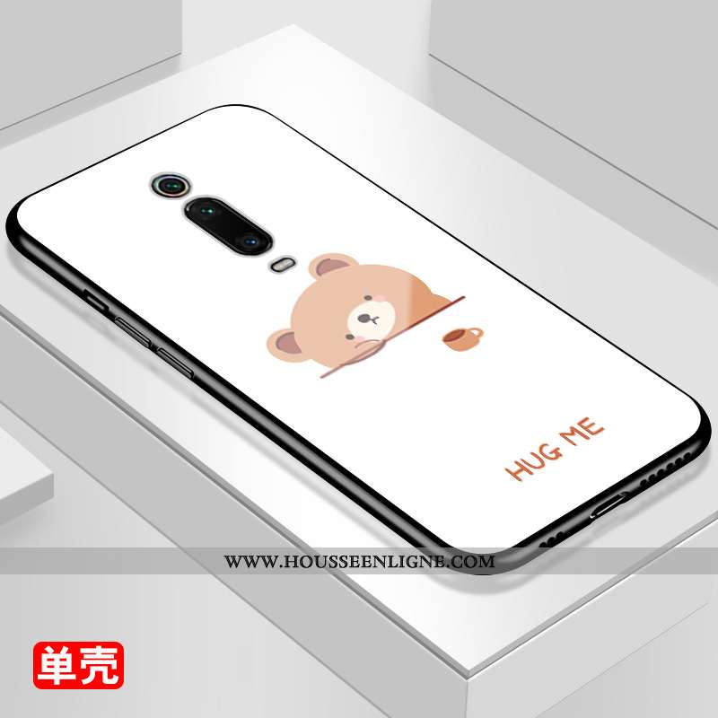 Coque Xiaomi Mi 9t Pro Protection Dessin Animé Étui Tout Compris Rose Téléphone Portable Rouge