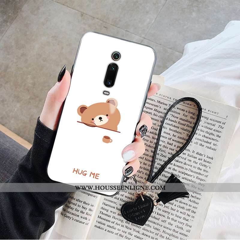 Coque Xiaomi Mi 9t Pro Protection Dessin Animé Étui Tout Compris Rose Téléphone Portable Rouge