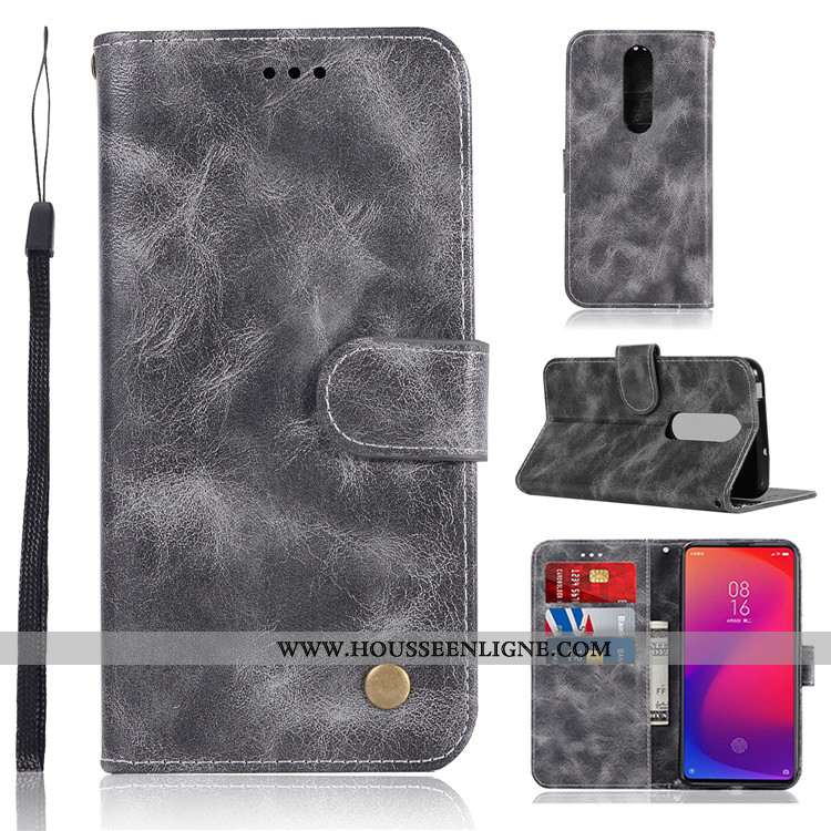 Coque Xiaomi Mi 9t Pro Protection Personnalité Téléphone Portable Étui Incassable Tout Compris Cuir 