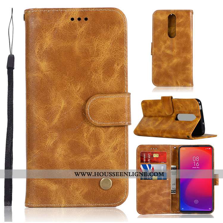 Coque Xiaomi Mi 9t Pro Protection Personnalité Téléphone Portable Étui Incassable Tout Compris Cuir 