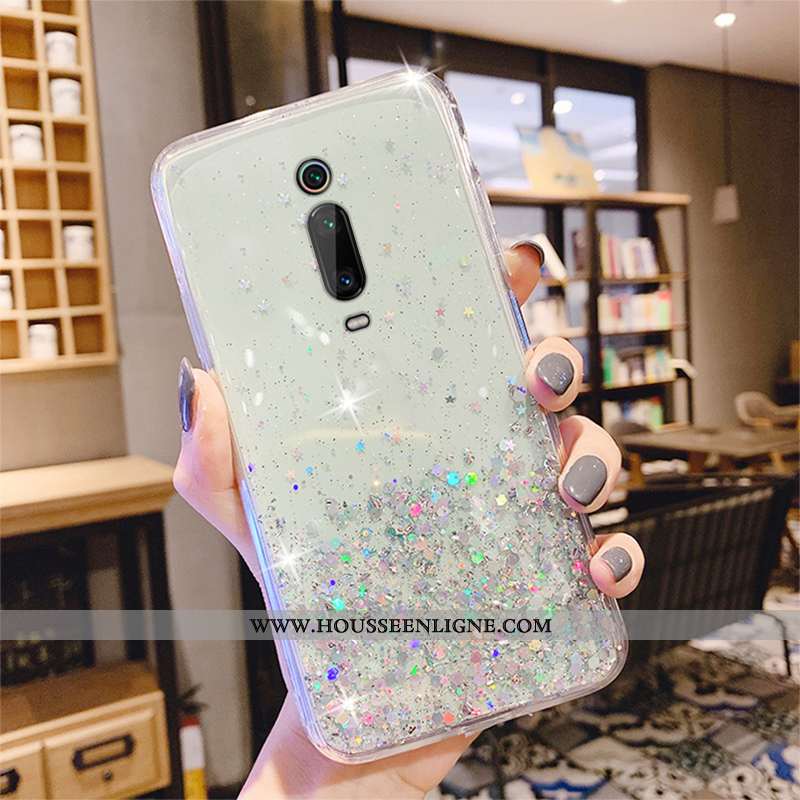 Coque Xiaomi Mi 9t Pro Transparent Personnalité Téléphone Portable Rose Protection Rouge Créatif