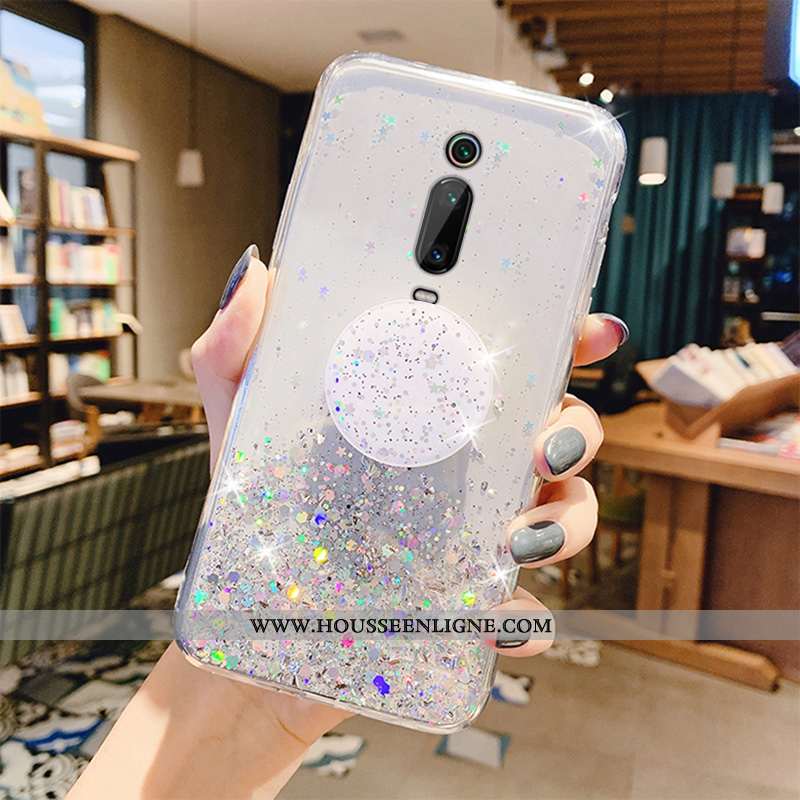 Coque Xiaomi Mi 9t Pro Transparent Personnalité Téléphone Portable Rose Protection Rouge Créatif