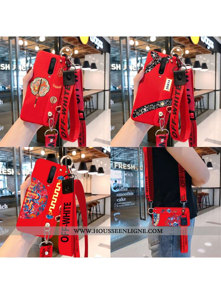 Coque Xiaomi Mi 9t Protection Ornements Suspendus Téléphone Portable Étui Style Chinois Personnalité