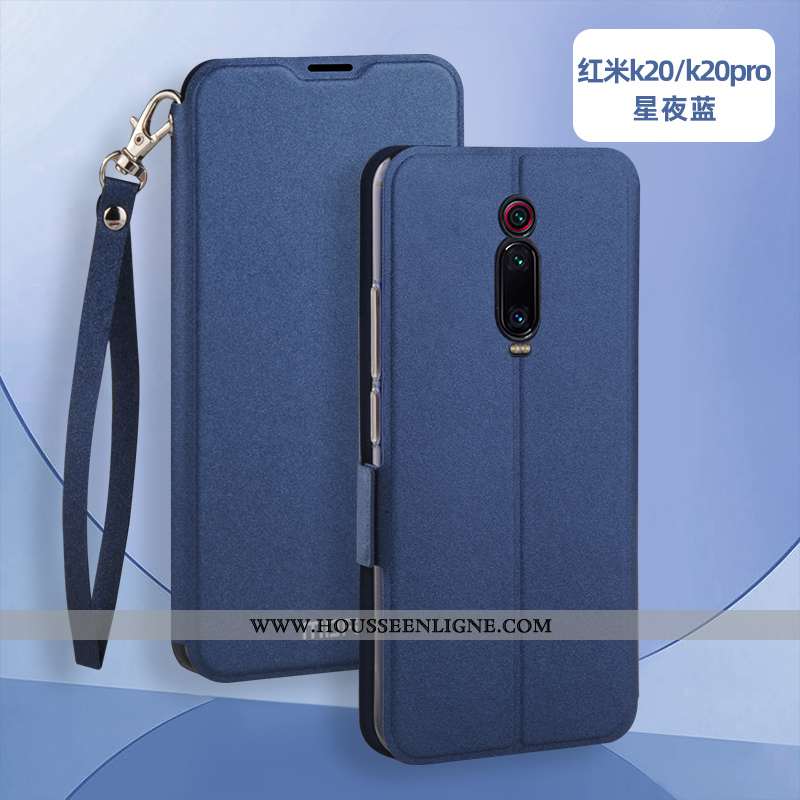 Coque Xiaomi Mi 9t Silicone Protection Rouge Étui Rose Cuir