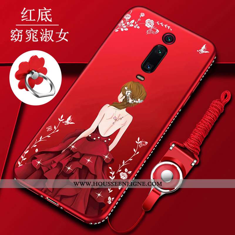 Coque Xiaomi Mi 9t Tendance Légère Silicone Téléphone Portable Incassable Tout Compris Fluide Doux R