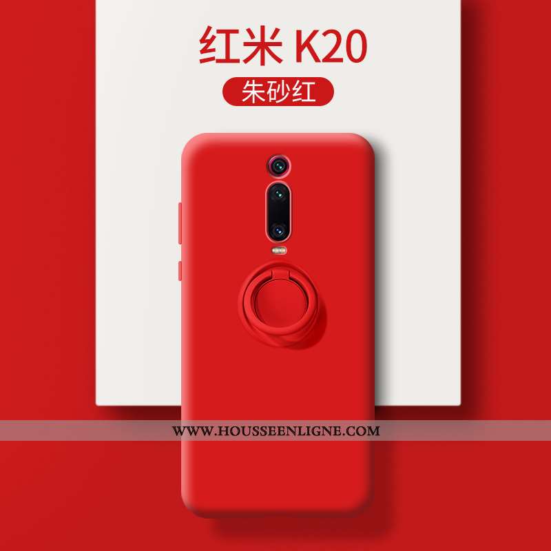 Coque Xiaomi Mi 9t Ultra Tendance Silicone Étui Rouge Fluide Doux Incassable