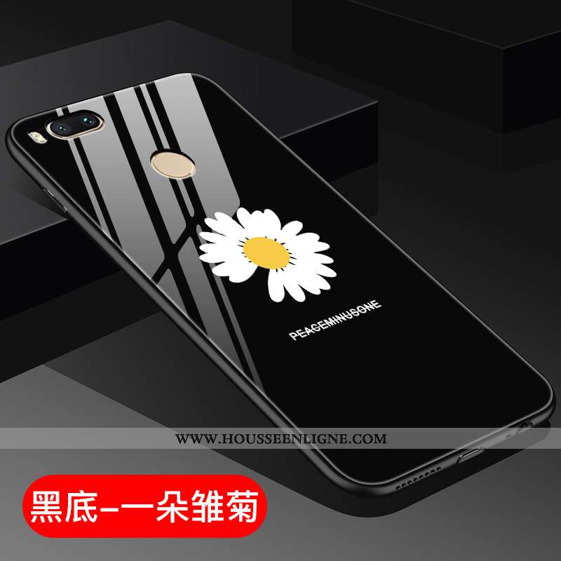 Coque Xiaomi Mi A1 Créatif Tendance Verre Net Rouge Miroir Tout Compris Violet