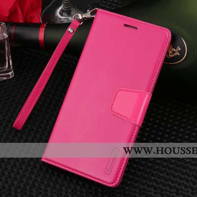 Coque Xiaomi Mi A1 Cuir Véritable Cuir Protection Rose Fluide Doux Téléphone Portable Étui