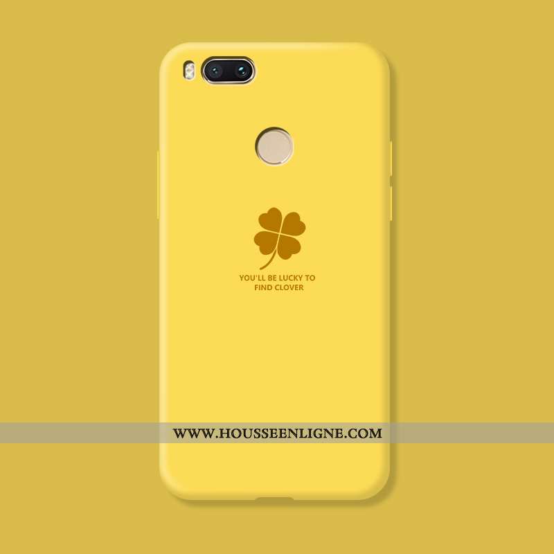 Coque Xiaomi Mi A1 Fluide Doux Silicone Rouge Amoureux Personnalité Incassable