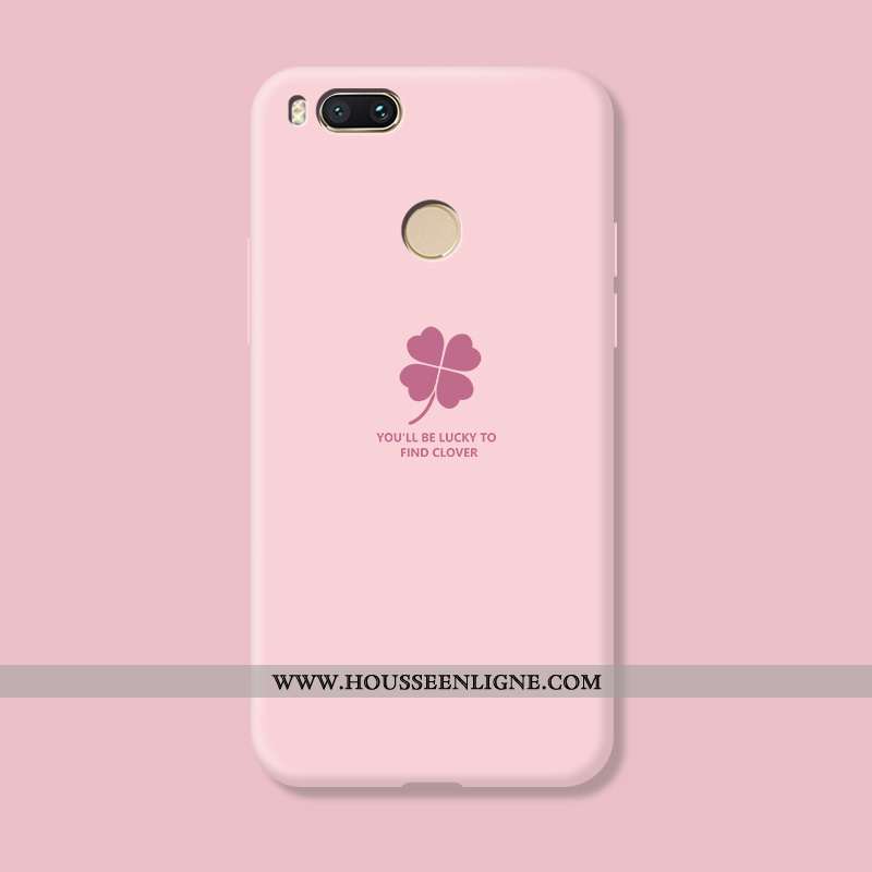 Coque Xiaomi Mi A1 Fluide Doux Silicone Rouge Amoureux Personnalité Incassable