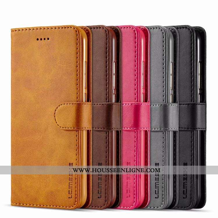Coque Xiaomi Mi A1 Modèle Fleurie Protection Étui Petit Carte Boucle Magnétique Marron