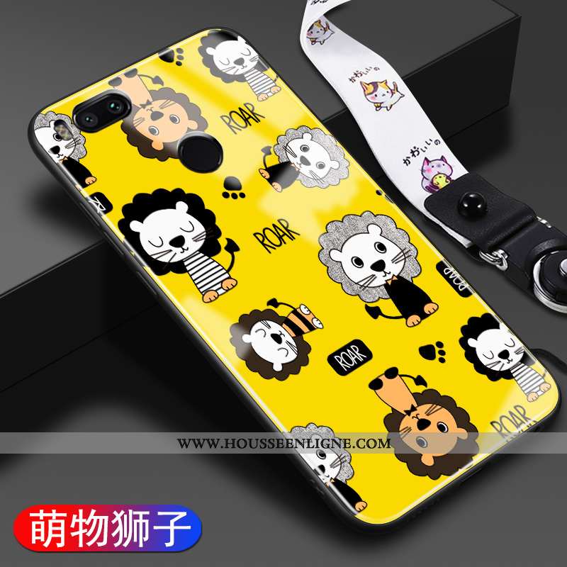 Coque Xiaomi Mi A1 Ornements Suspendus Dessin Animé Petit Téléphone Portable Tout Compris Verre Prot