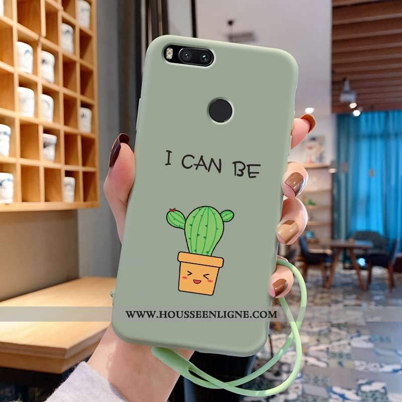 Coque Xiaomi Mi A1 Protection Personnalité Dessin Animé Tendance Étui Téléphone Portable Rose