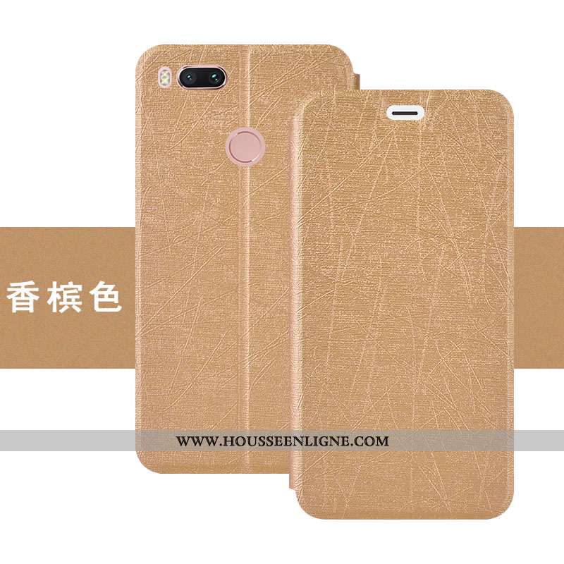 Coque Xiaomi Mi A1 Protection Personnalité Incassable Tout Compris Silicone Support Petit Bleu
